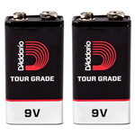 D'addario 9v Tour Grade Batteries - 2 Pack