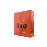 Rico by D'Addario Bb Clarinet Reeds, Strength 2.5, 10-pack