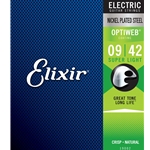 Elixir Nanoweb Electric Guitar Strings, 9-42