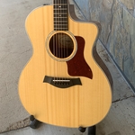 Taylor 214ce QS Dlx Ltd Solid Sitka Spruce Layered Quilted Sapele Back and sides