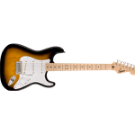 Squier Sonic Stratocaster Maple Fingerboard White Pickguard 2 Color Sunburst
