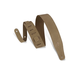 Levy’s 2 1/2″ Wide Sand Suede Guitar Strap