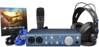 Presonus Audiobox iTwo Pack with HD7 Headphones M7 Mic and Studio One Software