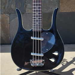 Danelectro 59 Long Horn Short Scale Bass Black