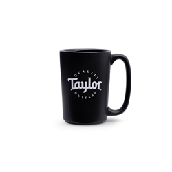 Taylor Coffee Mug, Black, White, Logo, 12oz