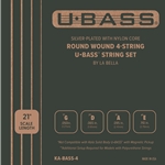 Kala KA-BASS-4 U-Bass Metal Round Wound Strings