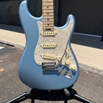 Used Fender 2018 Elite Stratocaster  Satin Ice Blue Metallic MN with Case