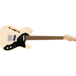 Squier Affinity Series™ Telecaster® Thinline, Laurel Fingerboard, Black Pickguard, Olympic White