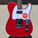 Squier Affinity Series™ Telecaster® FMT SH, Laurel Fingerboard, White Pickguard, Crimson Red Transparent