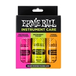 Ernie Ball Instrument Care 3-Pack Kit with Microfiber Polish Cloth