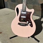 Cole Clark True Hybrid TL2EC All Blackwood Ebony, Shell Pink