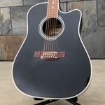 Used Takamine EF381SC 12 String Acoustic Electric Black