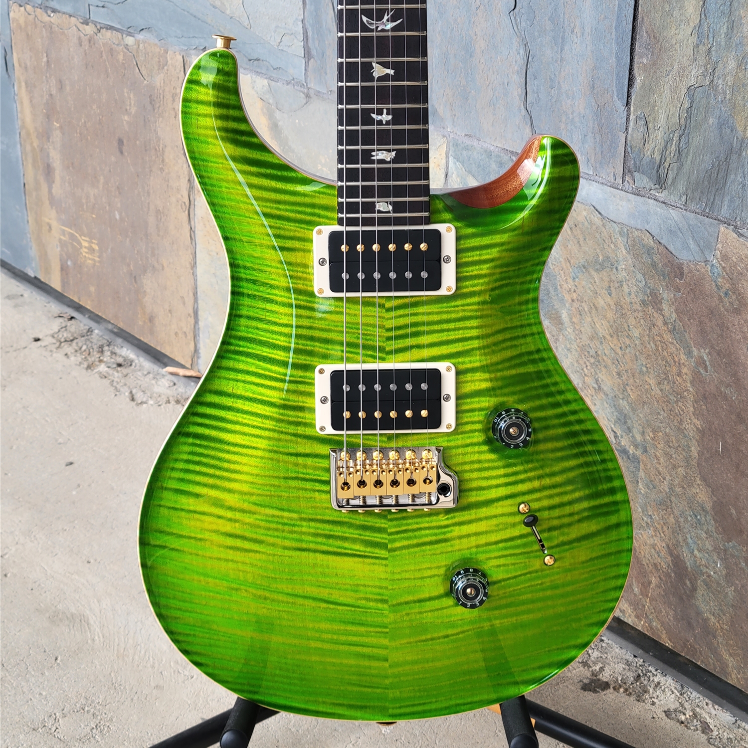 PRS Custom 24, 10 Top Eriza Verde