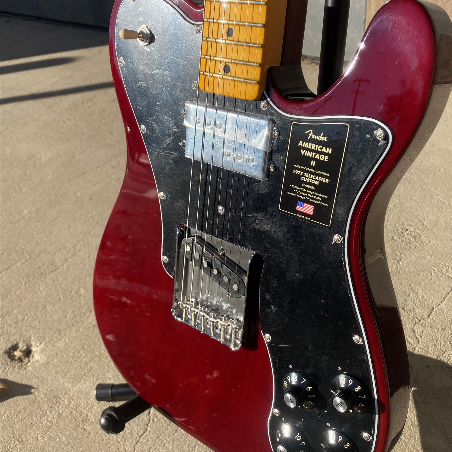 Fender American Vintage II 1977 Telecaster Custom MN WINE エレキ
