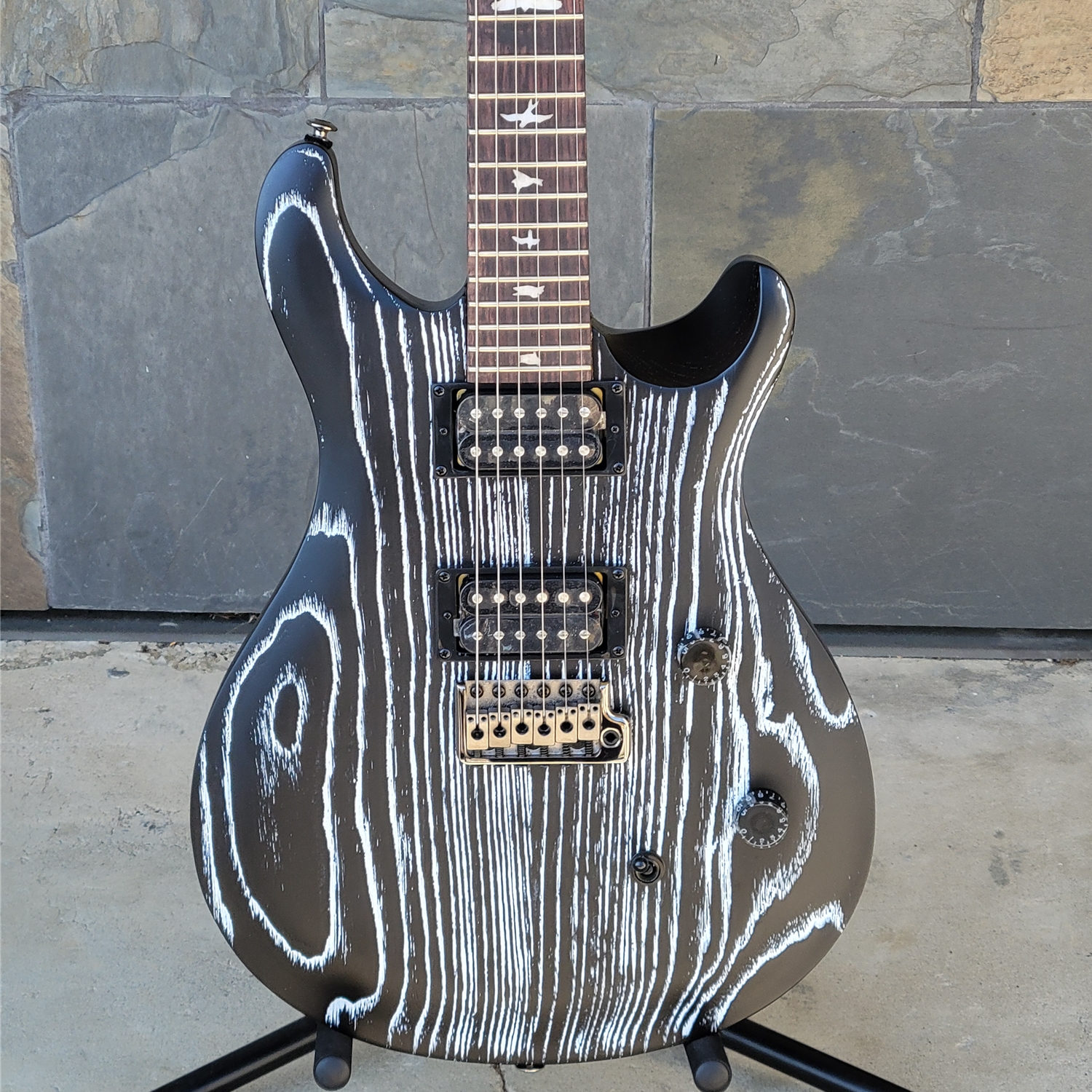 PRS SE Sandblasted CE 24 LTD Sandblasted White