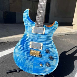 PRS DGT 10-TOP FADED BLUE JEAN WITH BIRD INLAYS