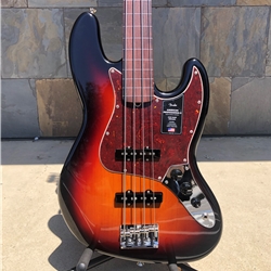 Fender American Professional II Jazz Bass® Fretless, Rosewood Fingerboard, 3-Color Sunburst