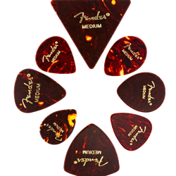 Fender CLASSIC CELLULOID PICKS, SHAPE MEDLEY - 8 PACK