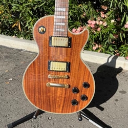 Used 2019 Epiphone Les Paul Custom Pro KOA with Case