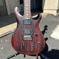 PRS SE Sandblasted CE 24 LTD Sandblasted Red