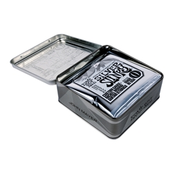 Ernie Ball John Mayer Silver Slinky Nickel Wound Electric Guitar Strings - 10.5-47 Gauge 3 Pack Tin