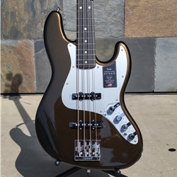 Fender American Ultra II Jazz Bass®, Ebony Fingerboard, Texas Tea