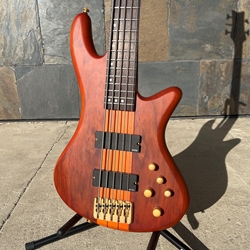 Used SCHECTER Stiletto Studio 5 Bass Honey Stain